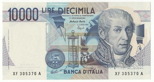 10000 lire volta serie - 10000,