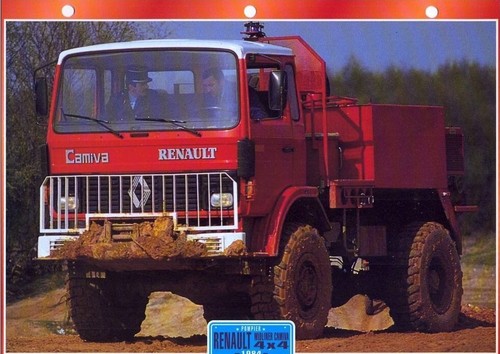 Fiche cartonne camion - cartonne,