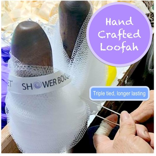Set loofah rete morbida - loofah,