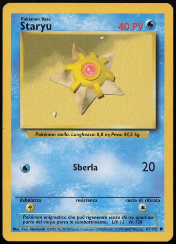 Pokemon tcg staryu - tcg,