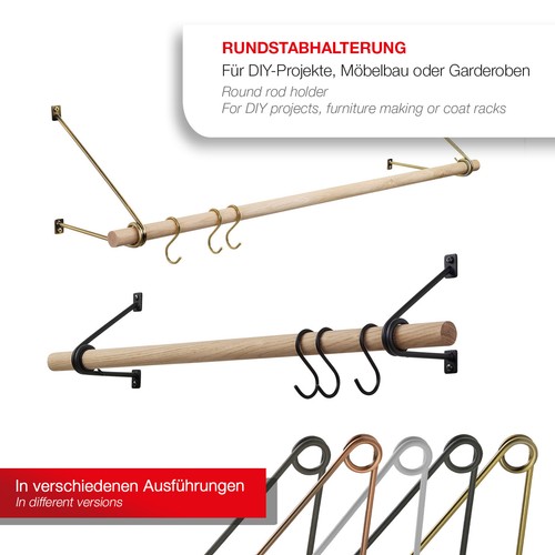 Set supporto parete con - supporto,