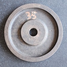 Paramount 35 "B" piatto olimpico singolo vintage / York Weider Jackson Berg Eleiko