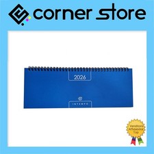 Intempo Alfa Planning Agenda Settimanale Verticale  2026 Economica 30x10-Azzurro