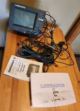 Lowrance LCX-15 MT Fish Finder & Transducer GPS Chart Plotter Sonar *TESTATO*