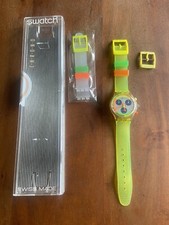 SWATCH WATCH SCK104 "JELLY STAG" CHRONOGRAPH  1993 ORIGINAL VERY RARE