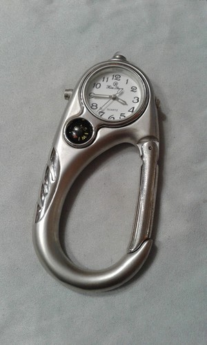 Orologio bussola moschettone - bussola,