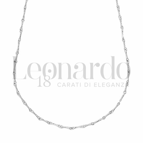 Collana tubolare uomo oro