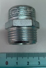 VITE DOPPIA Ø 2 CM RACCORDERIA PER TUBI IDRAULICI ZINCATA FERRAMENTA