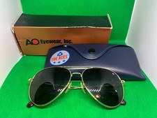 AMERICAN OPTICAL AO Occhiali da Sole vintage Mod. General 58-14 145mm USA