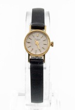 Universale Geneve 18k Oro Giallo Donna Mano-Avvolgimento Orologio 732 Pelle Band