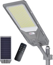 Lampione Solare LED Esterno con Sensore Movimento 6500K Faro led Esterno Solare