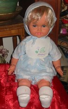 Rara bambola Patatina Sebino Serie I Fiori Vestito Bianco e Azzurro.No Furga