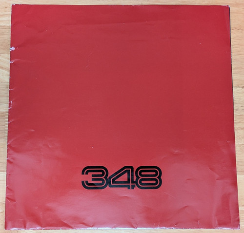 Brochure depliant ferrari 348 - brochure,