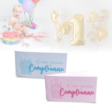 Bigliettini 1° compleanno