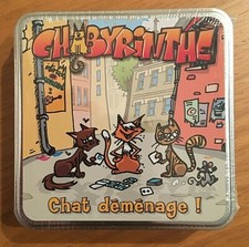 Gioco di carte francese "CHABYRINTHE" nuovo sigillato in scatola di latta