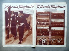 Italia Batte Germania 3-1 Stadio Bologna Calcio Il Secolo Illustrato 7/1/1933