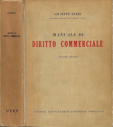 Manuale diritto commerciale - manuale,