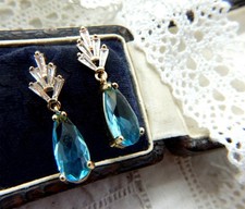 Orecchini goccia strass - 💗,