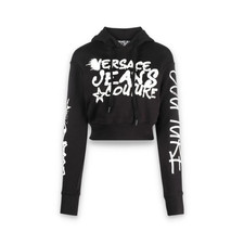 Felpa Donna Nero Versace jeans