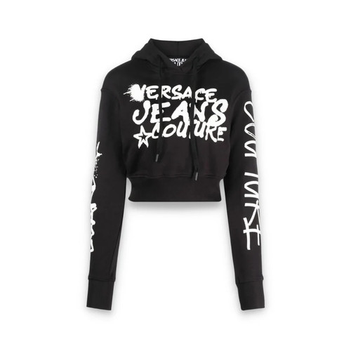Felpa donna nero versace - felpa,