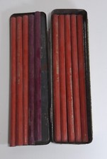 Scatola Vintage FILA Latta con 10 Matite PRESBITERO Miste