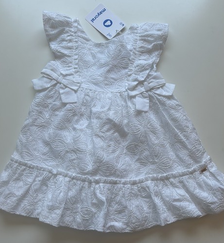 Mayoral white floral textured - mayoral,