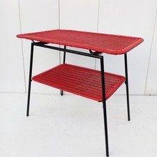 Tavolino Salotto Vintage Rosso