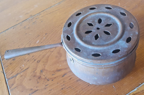Braciere scaldaletto vintage