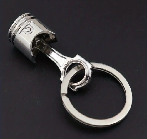 Piston keyring car - piston, keyring,