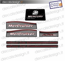 Kit adesivi per piedi poppieri Mercruiser Alpha One 