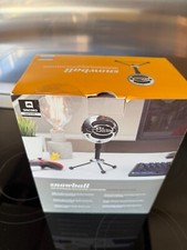 Microfono palla di neve blu