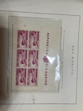 San Marino foglietto posta