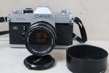 Reflex analogica Canon FTB  QL + obiettivo 50mm 1.8 + fotocamera pellicola