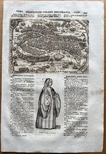 Antica mappa Venezia 1600 ca