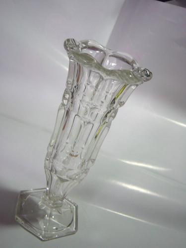 Vaso vintage vetro pressato - vintage,