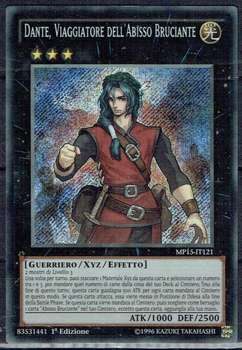 Carta mp15 dante - carta, yu-gi-ho