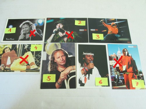 Vasco rossi cartolina 10x15 - rossi,