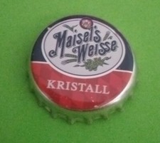AA7 - Maisel's Weisse Kristal tappo corona birra Beer bottle chapa  Kronkorken