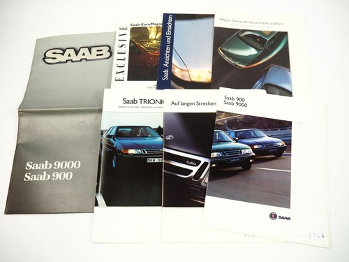 Saab 900 9000 auto depliant - 6x,