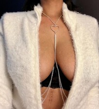 Collana capezzolo cuore