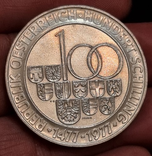 100 schilling 1977 austria - schilling, per