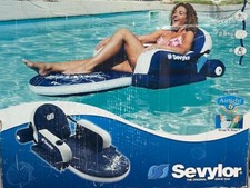 Lettino gonfiabile sevylor in nylon a tre posizioni, colore blu 153 x 95 cm