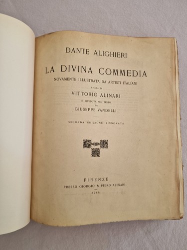 Divina commedia edizione - commedia,