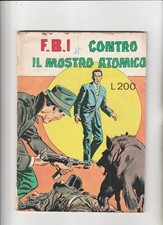 fumetto numero unico F.B.I.contro il mostro atomico s.e.p.e.r cancellieri 1971