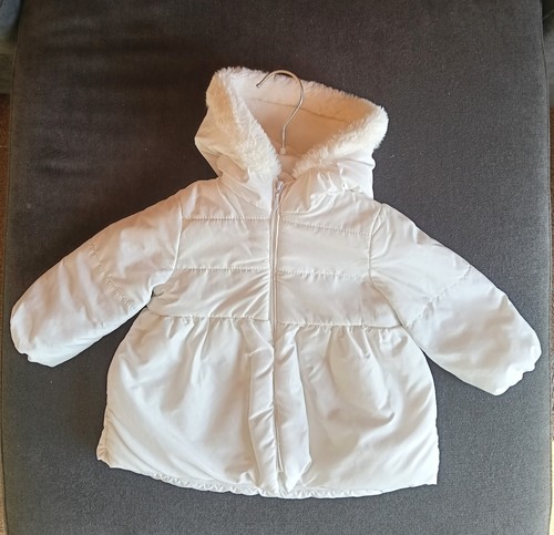 Piumino bambina neonata bianco
