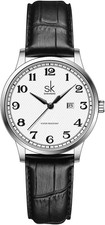 SK Orologi Da Donna Classic Business Con Cinturino in Acciaio Inossidabile Ed El