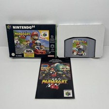 MARIO KART 64 NINTENDO BOXATO PAL GIG MANUALI ITALIANO ?? EUROPA ⭐️ COME NUOVO