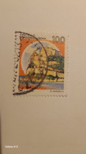 Francobollo italia castello - italia,
