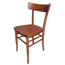 Sedia legno massello noce casa hotel pizzeria pub ristorante Milano