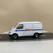 Matchbox 2a Generazione 1994 Ford Transit Fastway Corriere Furgone Consegna Bianco 1:64 NM